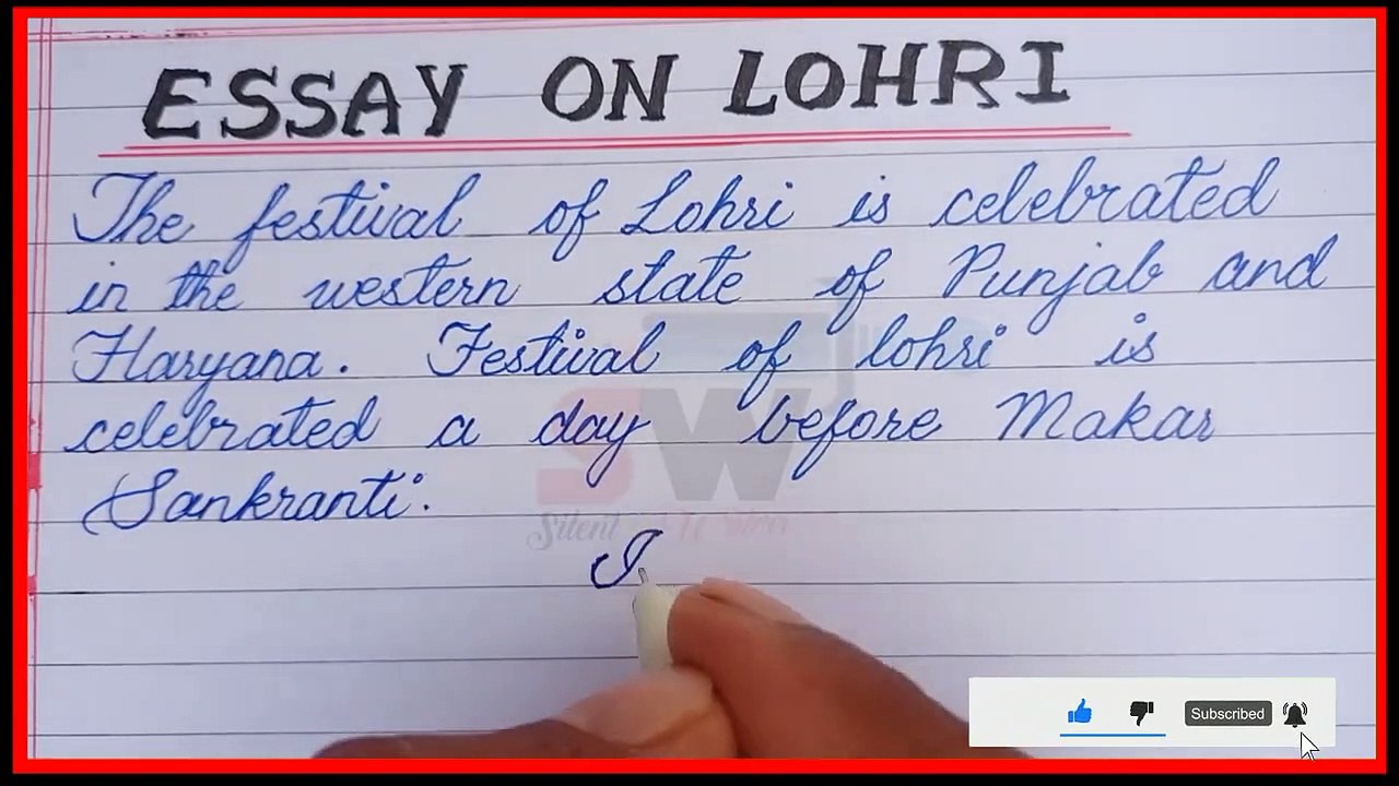 Essay on lohri in English_short paragraph on lohri in English_lohri par essay English me