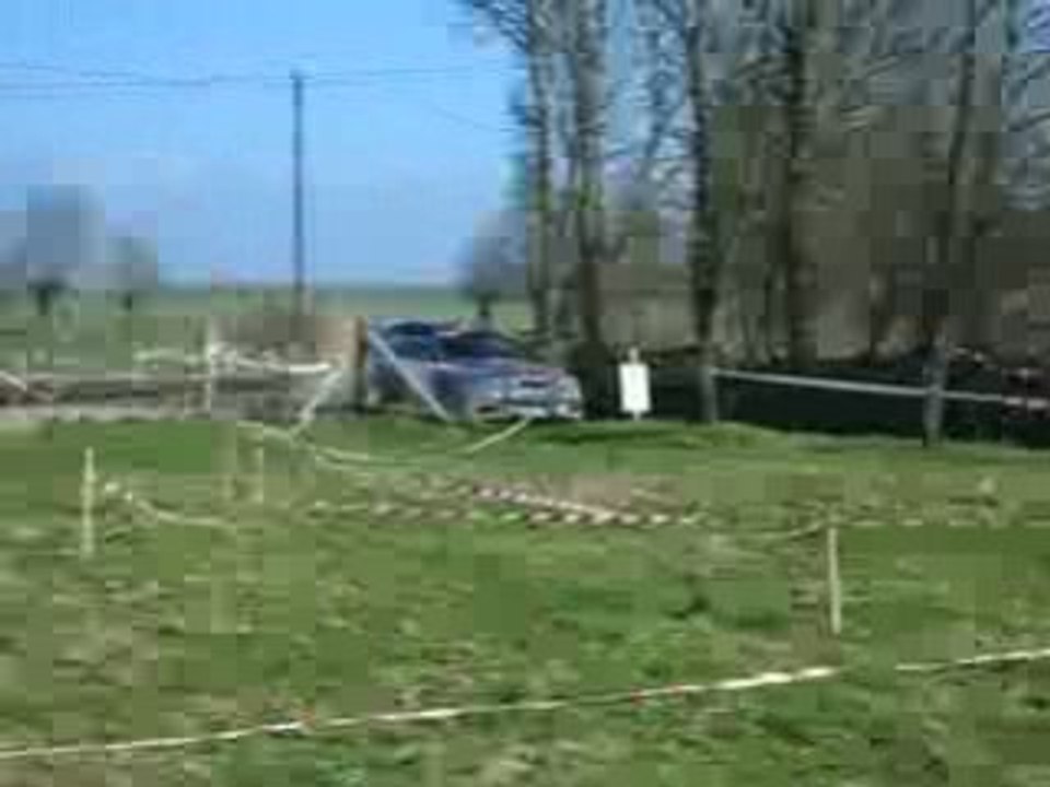 Christophe cabourg ss2 rallye cote fleurie 2008
