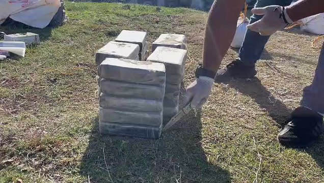 DNCD ocupa 659 paquetes presumiblemente cocaína en Peravia