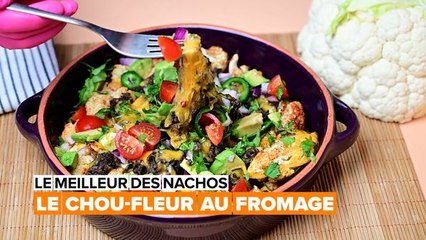 Recette de nachos au chou-fleur au fromage
