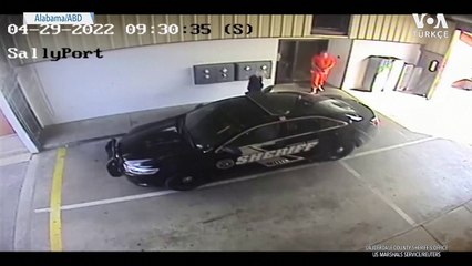 Alabama’da Hapishanesinden Kaçış Güvenlik Kameralarında