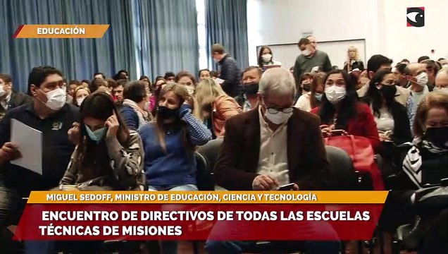 Encuentro de directivos de todas las escuelas técnicas de Misiones