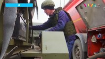 Detik-detik Rudal Rusia Bikin Pos Komando Luluh Lantak