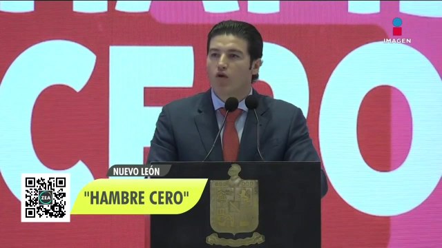 Samuel García presenta Hambre cero para erradicar la pobreza extrema alimentaria
