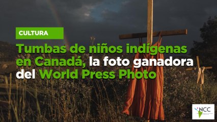 Tumbas de niños indígenas en Canadá, la foto ganadora del World Press Photo