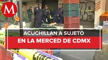 CDMX: Asesinan con arma blanca a hombre en la Merced, alcaldía Venustiano Carranza