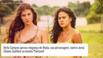 'Pantanal': Bella Campos apoia vingança de Muda contra família de Juma: 'Trauma muito forte'