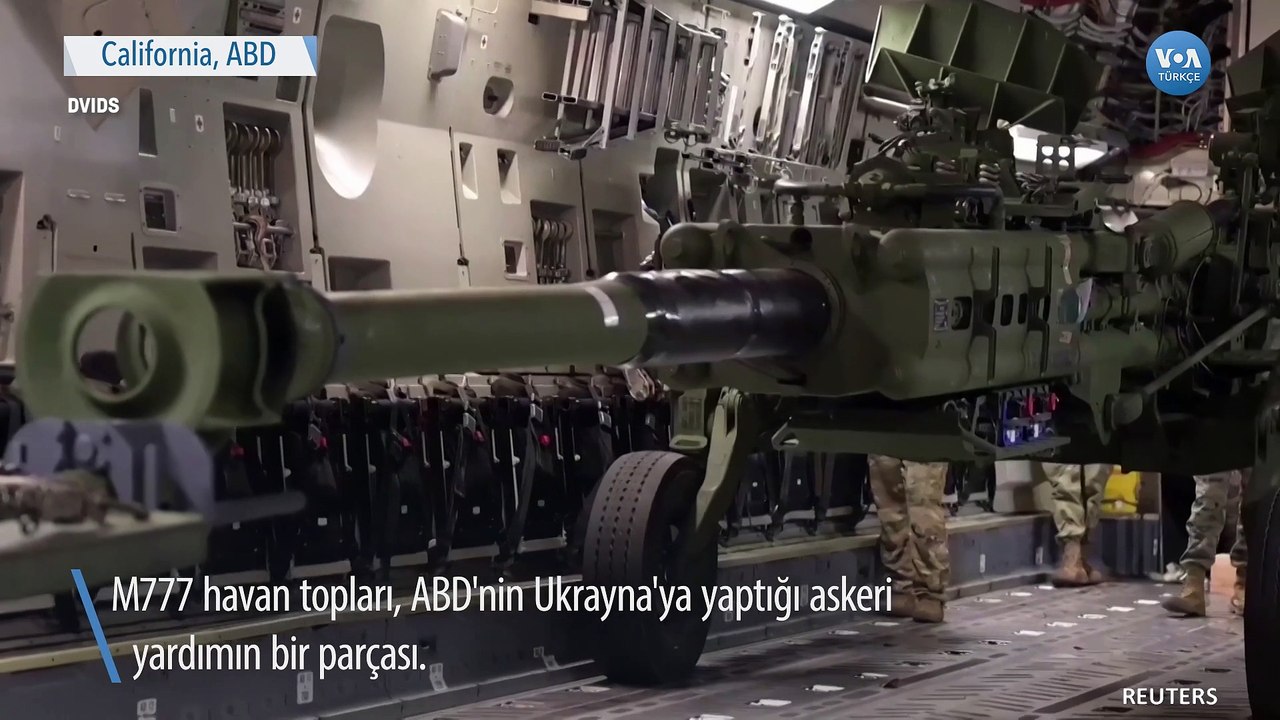 ABD Ukrayna'ya Havan Topu Gönderdi