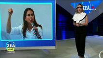 Carolina Viggiano se compromete a rehabilitar carretera de Nicolás Flores