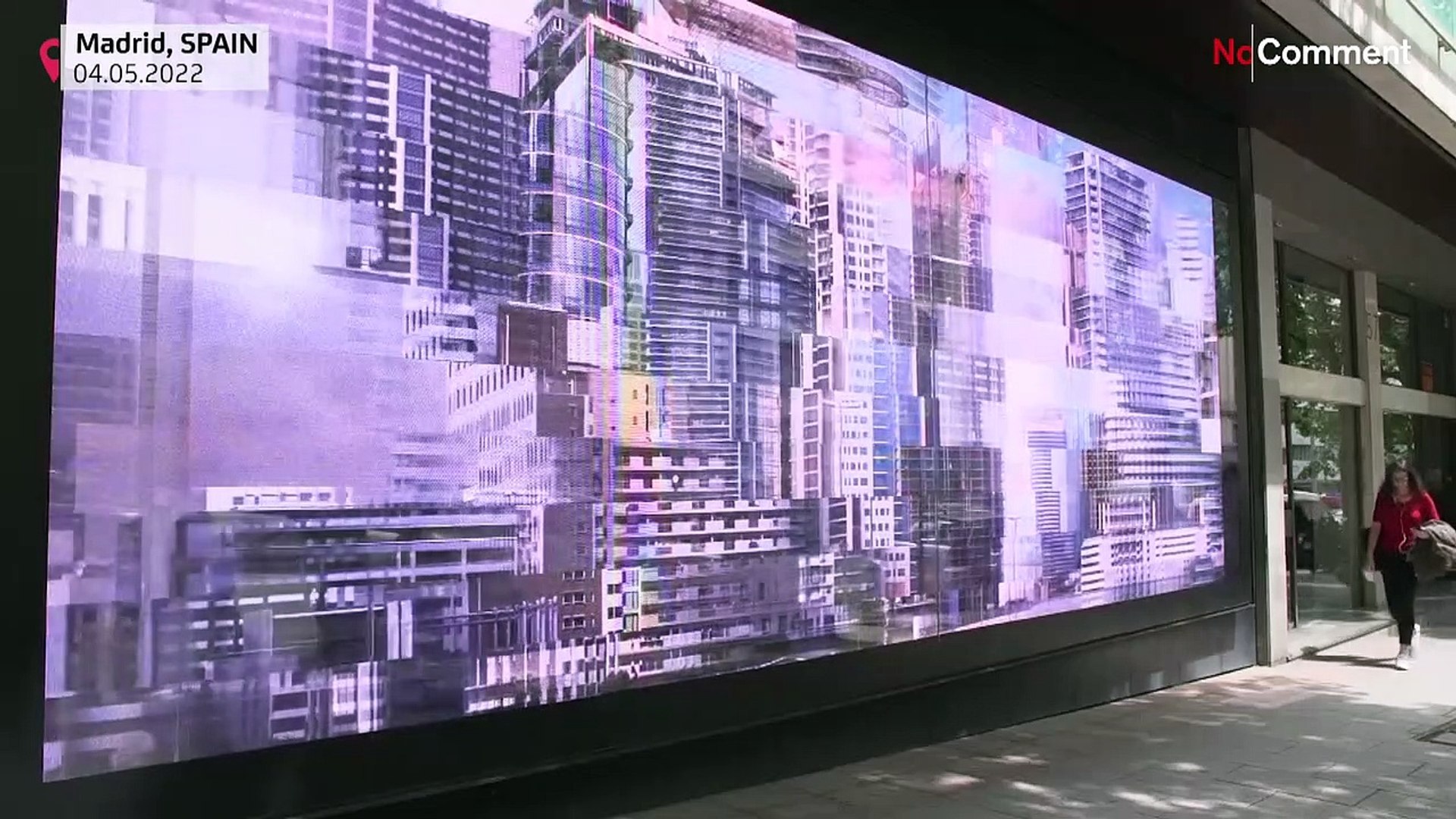 ⁣NFTs and outdoor screens take over Madrid for urban art festival