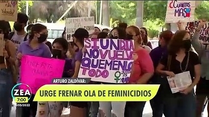 Urge frenar la ola de feminicidios: Arturo Zaldívar