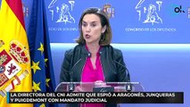 La directora del CNI admite que espió a Aragonés, Junqueras y Puigdemont con mandato judicial
