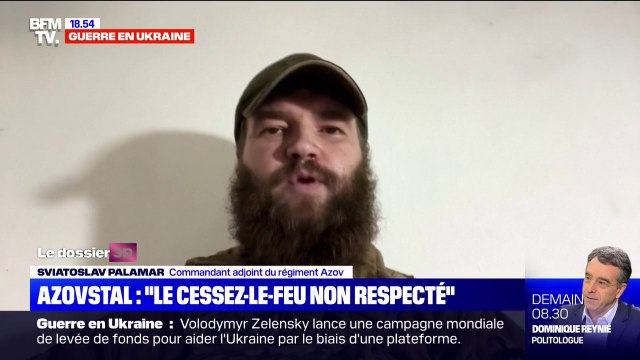 Azovstal: le commandant adjoint du régiment Azov affirme que les Russes n'ont pas tenu leur promesse de cessez-le-feu