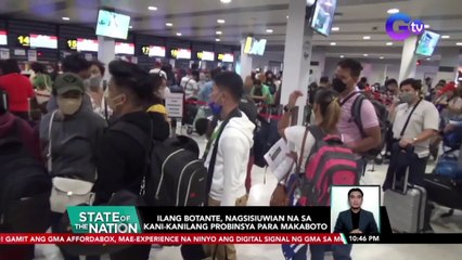 Ilang botante, nagsisiuwian na sa kani-kanilang probinsya para makaboto | SONA