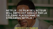 Netflix : Le film de l'acteur Will Smith a été annulé par la célèbre plateforme de streaming Netflix