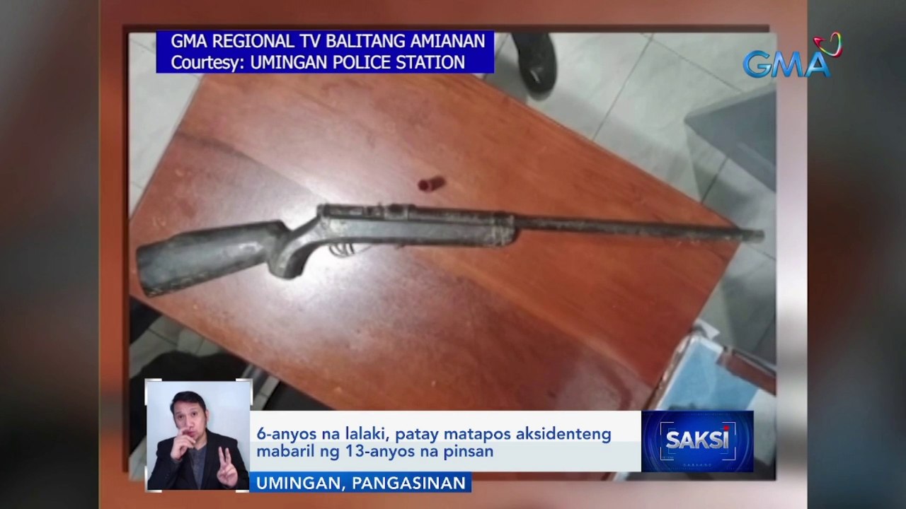 6-anyos na lalaki, patay matapos aksidenteng mabaril ng 13-anyos na pinsan | Saksi