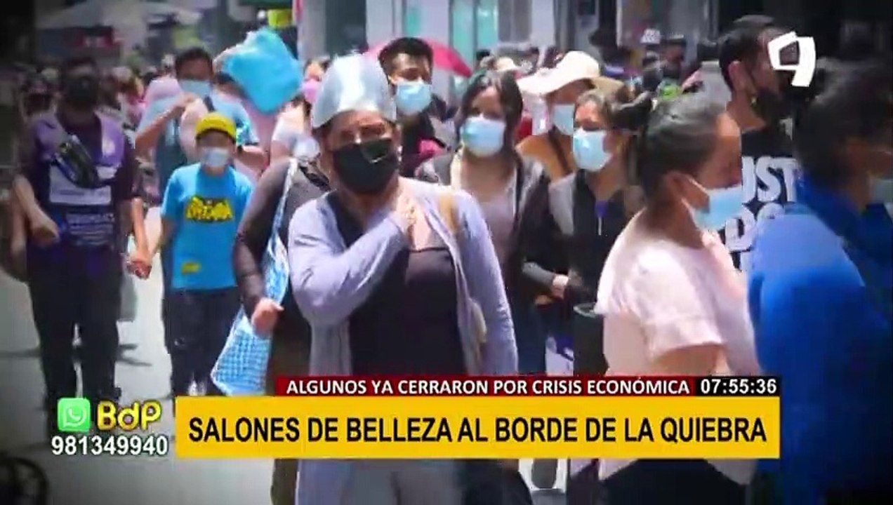 Cierran sus locales: salones de belleza al borde de la quiebra por crisis económica