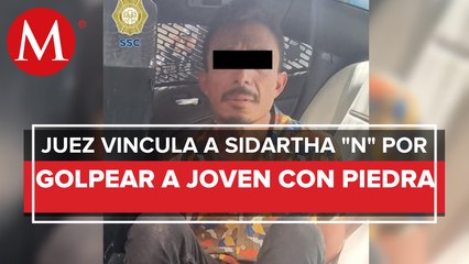 Vinculan a proceso a hombre que golpeó con una piedra a joven en CdMx