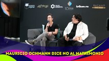 Mauricio Ochmann habla sobre si ya tiene planes de boda con su novia Paulina Burrola