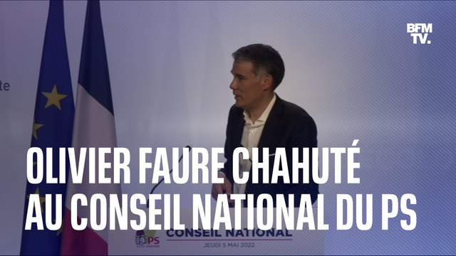 Tu nous insultes : tensions au conseil national du PS entre des militants et Olivier Faure