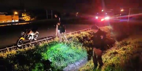 Motociclista perde o pé em acidente na BR 369 em Apucarana