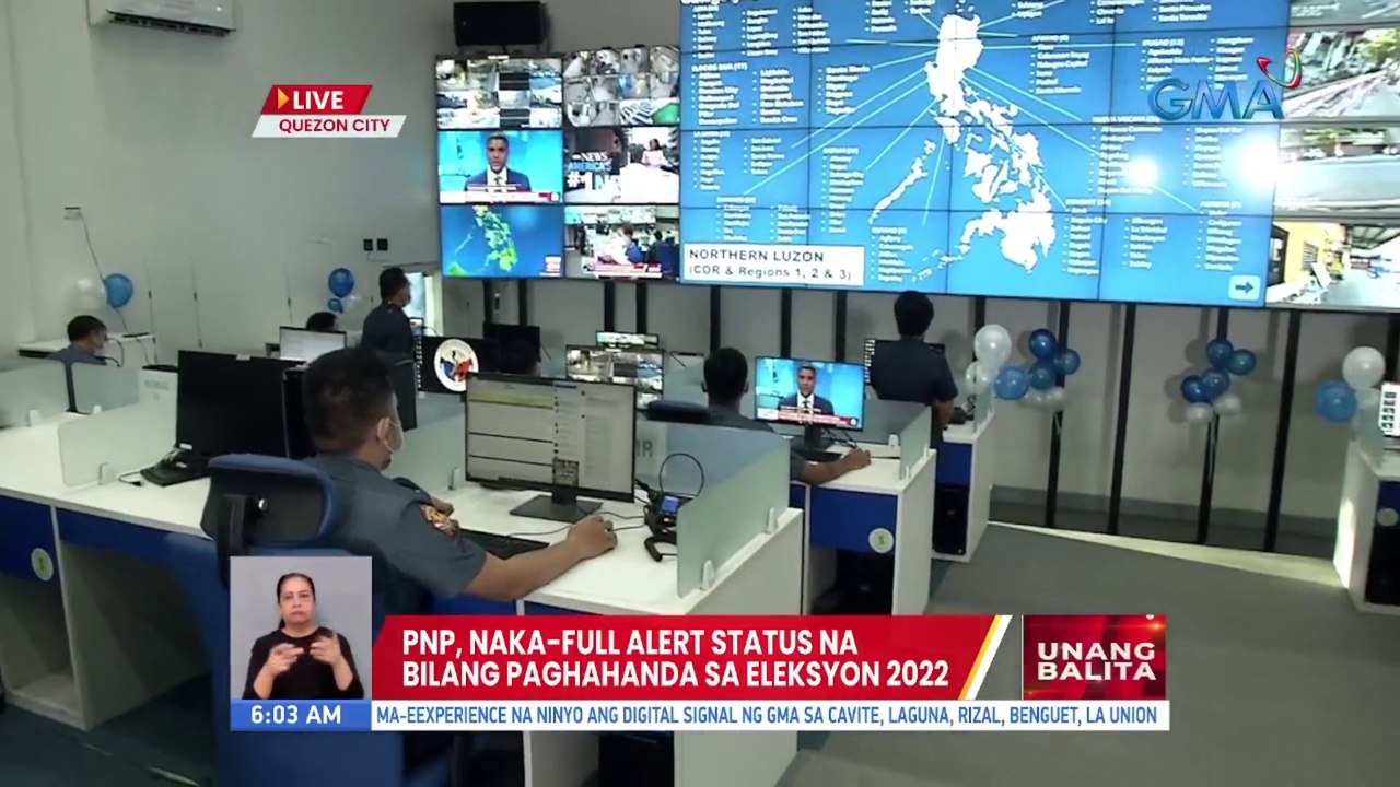 PNP, naka-full alert status na bilang paghahanda sa Eleksyon 2022 | UB