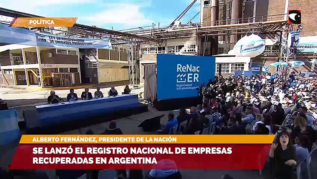 Se lanzó el Registro Nacional de Empresas Recuperadas en Argentina