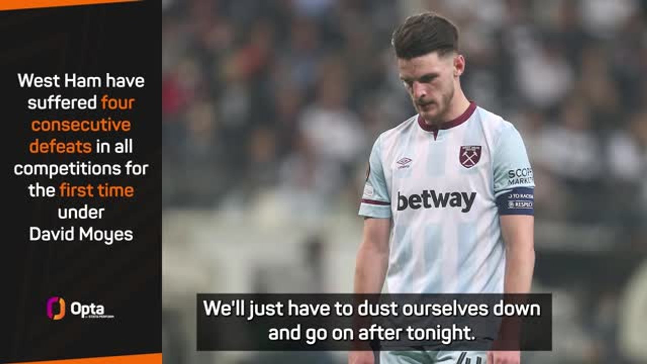 Moyes staying positive after Europa League exit