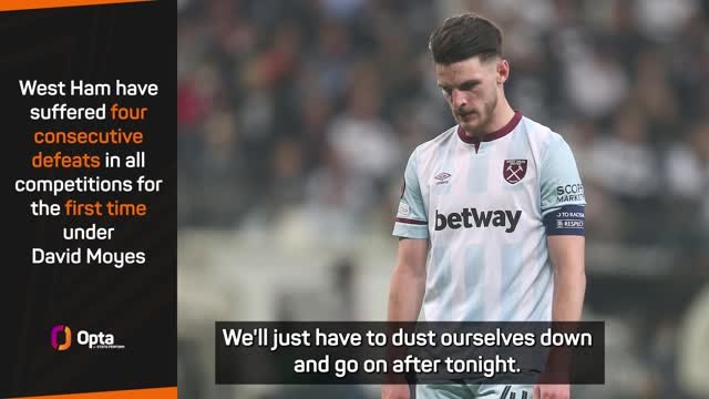 Moyes staying positive after Europa League exit