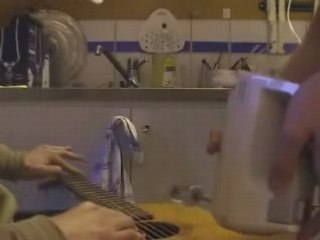Pulp fiction guitare batteur a oeuf