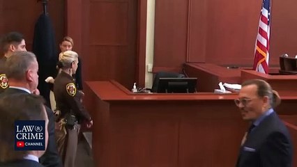 Johnny Depp & Amber Heard Almost Run Into Each Other in Court