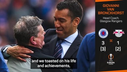 Van Bronkhorst  dedicates famous Rangers win to kitman