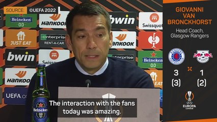 Van Bronkhorst  dedicates famous Rangers win to kitman