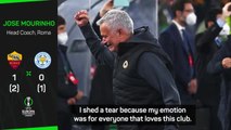 Jose sheds tears 'for all of Rome' after reaching final