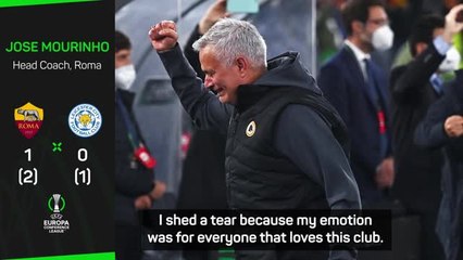 Jose sheds tears 'for all of Rome' after reaching final