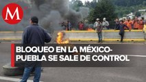 Bloquean carretera México- Puebla para exigir la localización de un niño