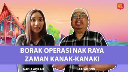 [Promo] Borak Operasi Raya bersama Jaafar Onn dan Nadiah Aqilah! - Mateen & Hadi
