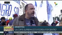 Argentina: Organizaciones se movilizan para exigir la renuncia del presidente de la Corte Suprema