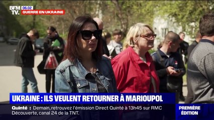 "On veut retourner à Marioupol, on veut revenir chez nous": ces civils rêvent de retrouver leur quotidien à Marioupol