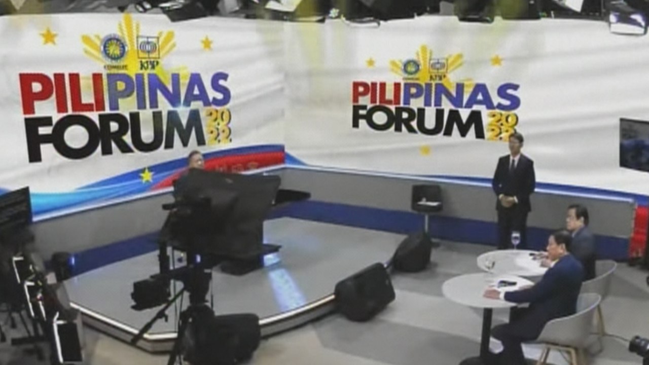 PiliPinas Forum 2022: Pres. & VP candidates Jose Montemayor Jr. & Rizalito David