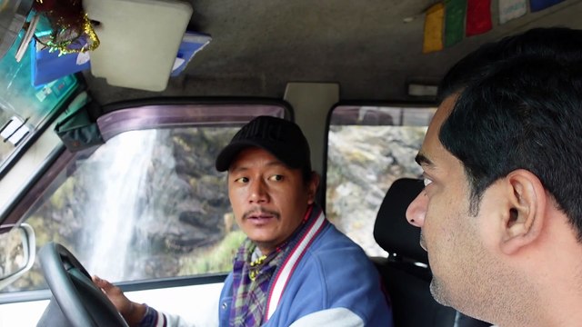 Snowfall ! Waterfall ! Sikkim ! India ! Traveling from Changu Lake to Gangtok ! North East Trip Episode - 37 ! Hindi