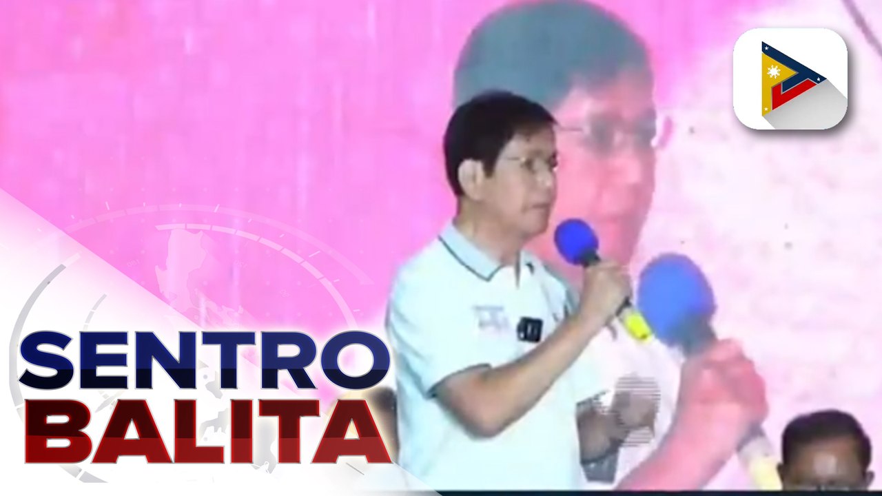 Sen. Lacson, mainit na tinanggap sa Maguindanao at Cagayan de Oro;