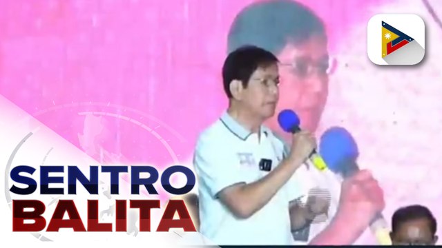 Sen. Lacson, mainit na tinanggap sa Maguindanao at Cagayan de Oro;
