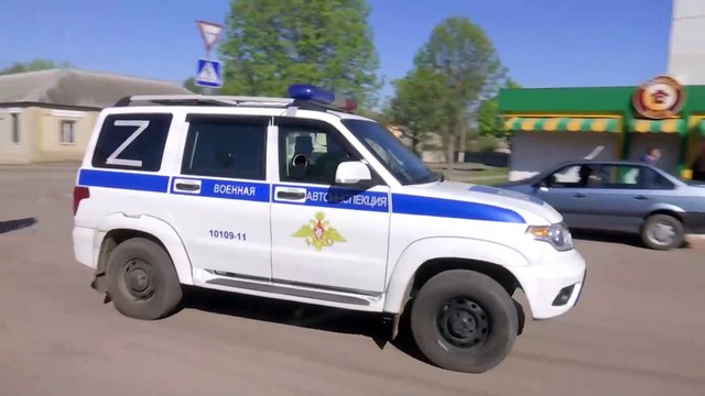 Russian servicemen deliver another humanitarian aid to Kharkov region during the special military operation