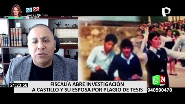 Pedro Castillo: Fiscalía inició investigación contra presidente y su esposa por plagio en su tesis