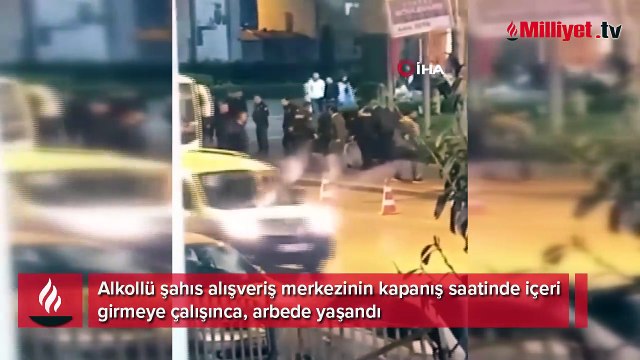 AVM’nin kapanış saatinde içeri girmek istedi! Gece karakolda bitti