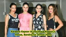 Kareena Kapoor At Karishma Kapoor’s House, Bandra For Dinner Party