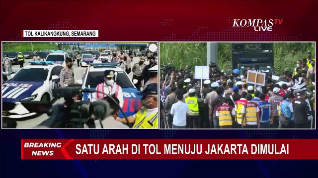 Terbaru! One Way Resmi Diberlakukan dari Gerbang Tol Kalikangkung Sampai Km 47 Tol Jakarta Cikampek