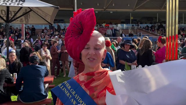 Rhonda Thomson - Wagga Gold Cup 2022 Fashions on the Field Millinery winner