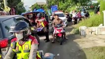 Ambulans Bawa Pasien Kritis Terjebak Macet, Ditolong Kapolres Sukabumi